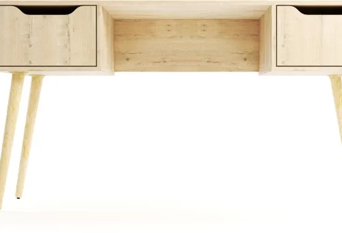 BAM Scandinavian Desk - Brookhil Office Table – BEIGE