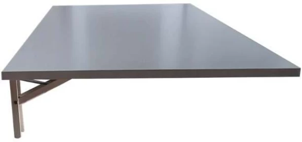 SpaceSave EEZY Fold Down Wall Mounted Study Desk Multipurpose Table – Grey - Image 3