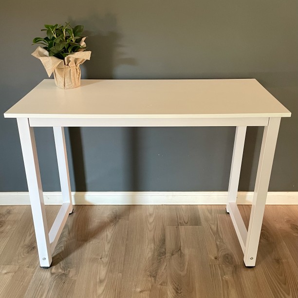 Sub Urban Decor Student Desk Workstation Office Table – White - Image 3