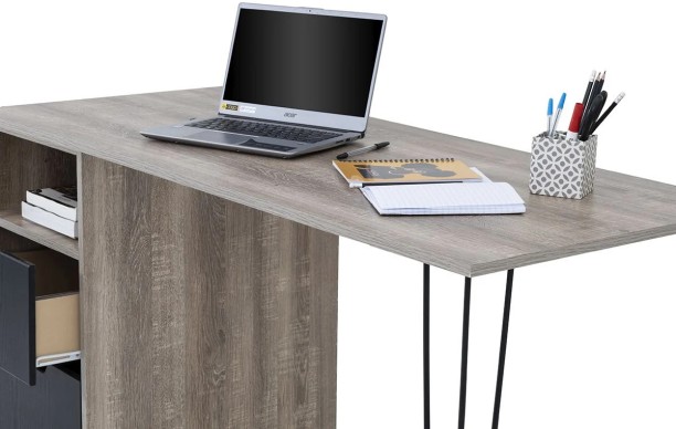 Werdafurn OBT-09 Multipurpose Table – Brown,black - Image 2