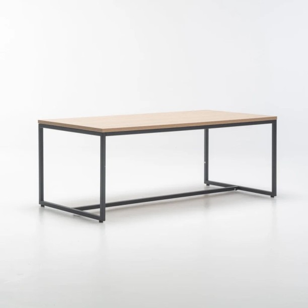Metic 120x60cm Coffee Table 1249500737536 Multipurpose Table – Oak - Image 2