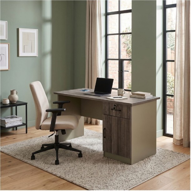 Decorum & Co DCKSSDWC07 Study Table – Brown - Image 4