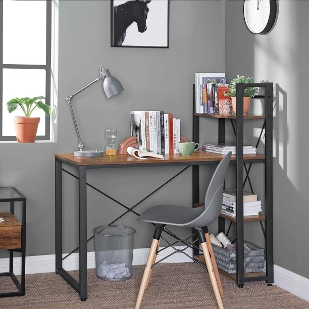 Lifespace LSLWD48X Study Table – Brown - Image 7