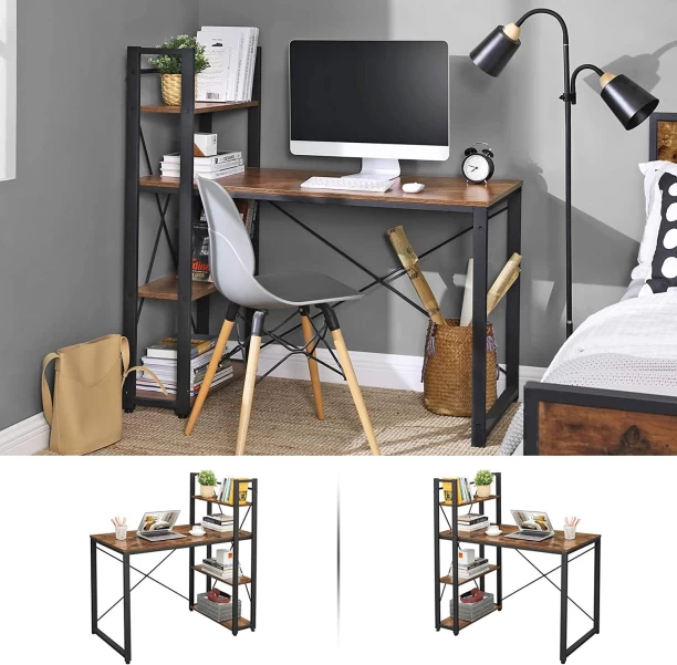 Lifespace LSLWD48X Study Table – Brown - Image 3