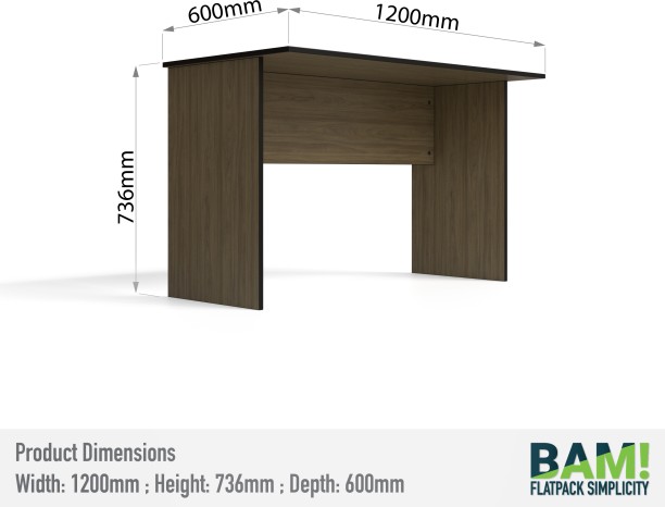 BAM! Student Desk - Office Table – Swiss Elm - Image 4
