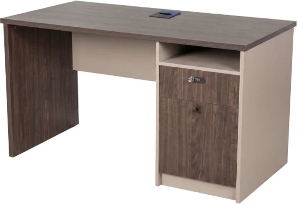 Decorum & Co. Study Desk with Storage Study Table – Brown