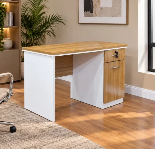 HOD Windy 1.2m Modern Office Table – White
