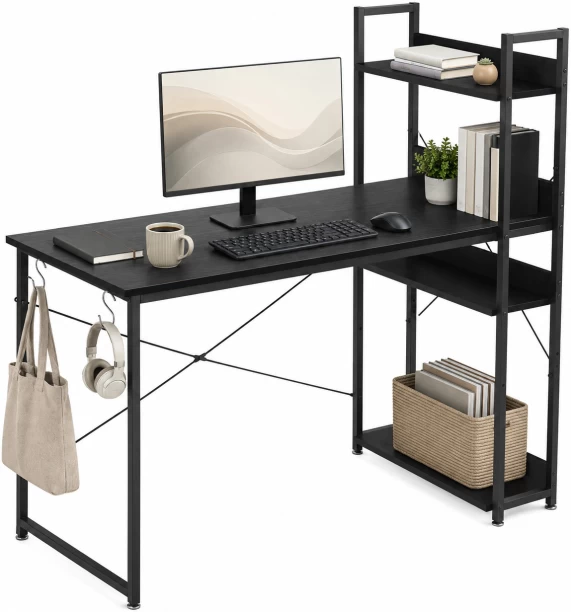 Artisan Furniture Warehouse Work Desk Computer Table Office Desk Workstation Multipurpose Table – Black