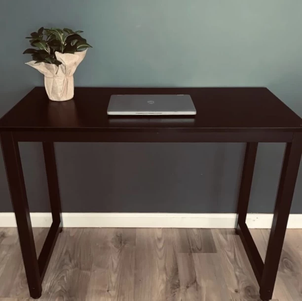 Sub urban decor Student Desk Workstation Office Table – Black - Image 3