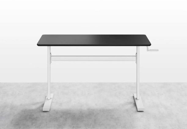 Fine Living Elevate Desk - Black/White Multipurpose Table - Image 3