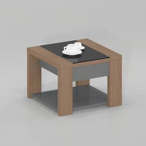 gof furniture TC-T953-1 Office Table – Walnut, Grey