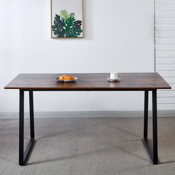 Artisan Furniture Warehouse Work Desk Computer Workstation 150cm Dining Table Office Home Writing Study Multipurpose Table – Berlin Rustic - Image 4