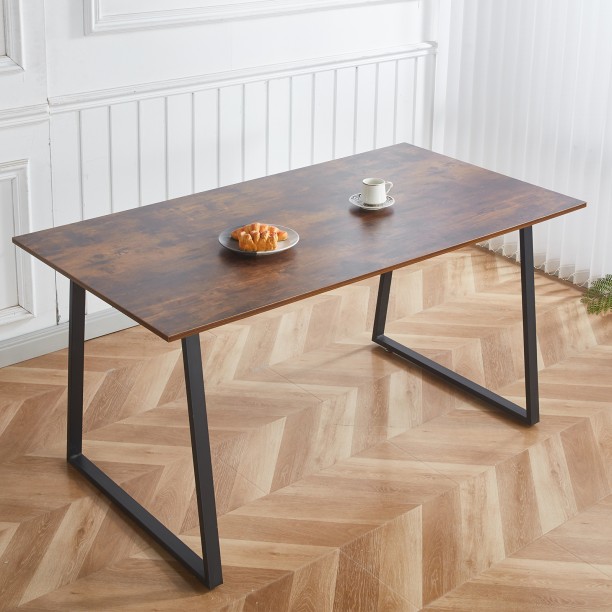 Artisan Furniture Warehouse Work Desk Computer Workstation 150cm Dining Table Office Home Writing Study Multipurpose Table – Berlin Rustic - Image 6