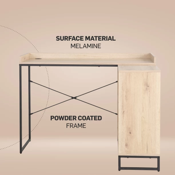 Everfurn Magma Office Desk Office Table – Brown - Image 3
