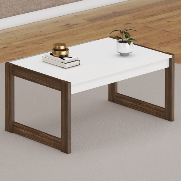 Bella Casa AZ1014.0001 Multipurpose Table – White, Brown - Image 3
