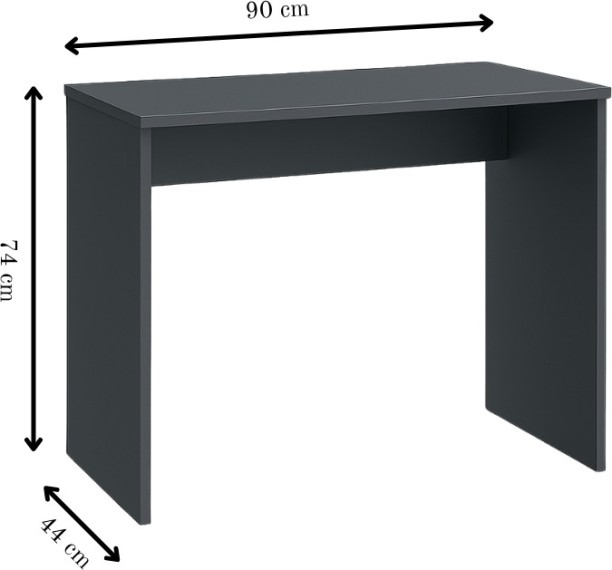 Decorum & Co Student Desk 900 Study Table – Charcoal Grey - Image 5