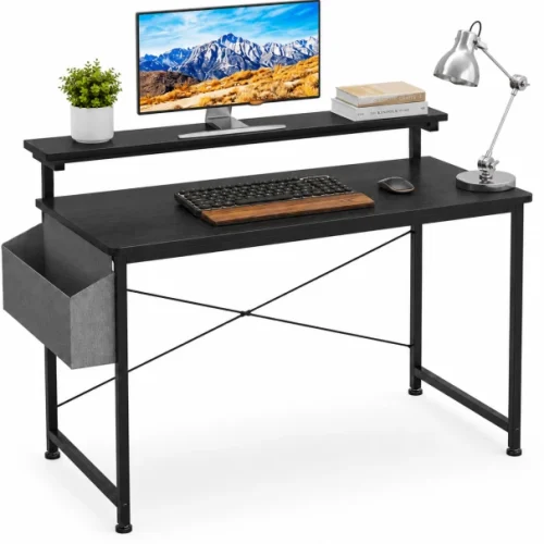 BRENLO COMPUTER DESK Office Table – Black