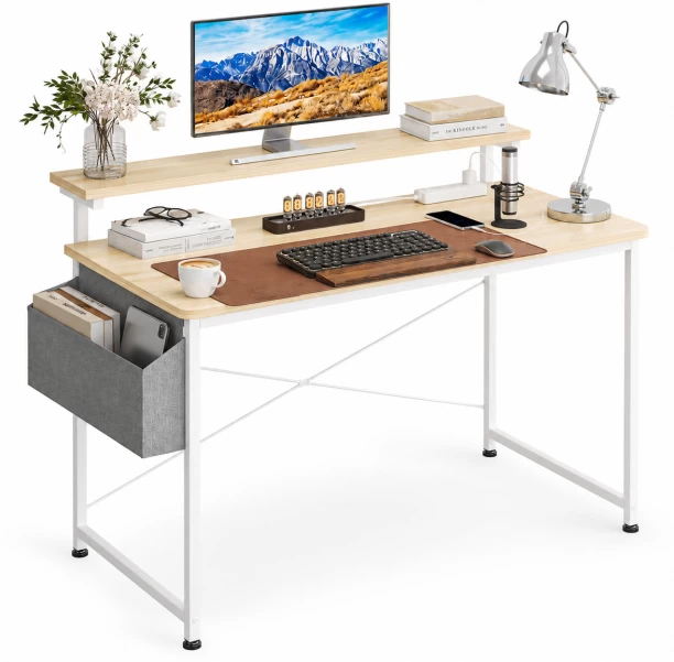 BRENLO COMPUTER DESK Office Table – natural wood