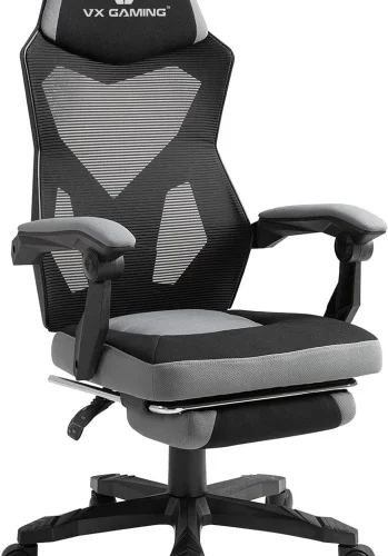 Everfurn Quest Gaming Study Arm Chair – Grey