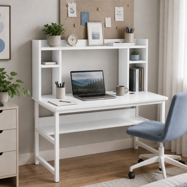 BREBLO yn054 Study Table – white - Image 5