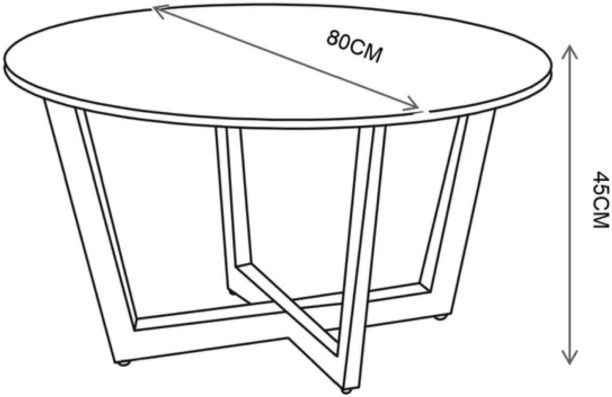 VIVIDITTO DF0806b Multipurpose Table – Grey Concrete - Image 3