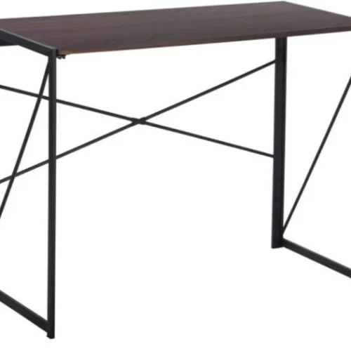 VIVIDITTO Harper Folding Desk Office Table – Brown