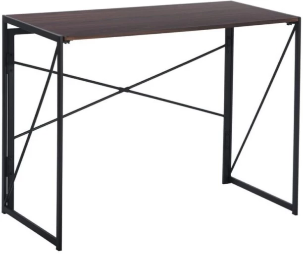 VIVIDITTO Harper Folding Desk Office Table – Brown