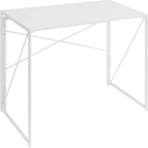 VIVIDITTO Harper Folding Desk Office Table – White