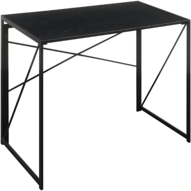 VIVIDITTO Harper Folding Desk Office Table – Black