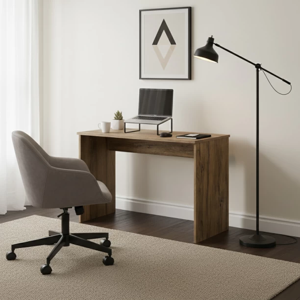 Decorum & Co Student Desk 900 Study Table – Flagstaff Oak - Image 3