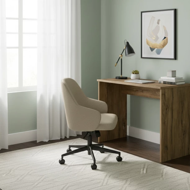 Decorum & Co Student Desk 900 Study Table – Flagstaff Oak - Image 4