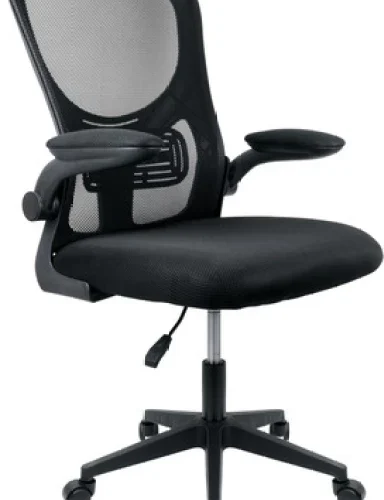 Everfurn Ella Office Mid Back Chair – Black