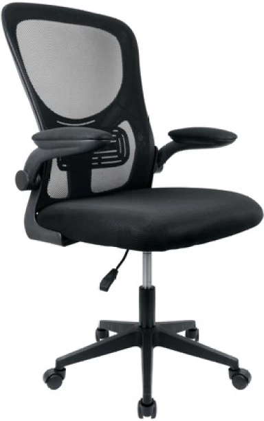 Everfurn Ella Office Mid Back Chair – Black