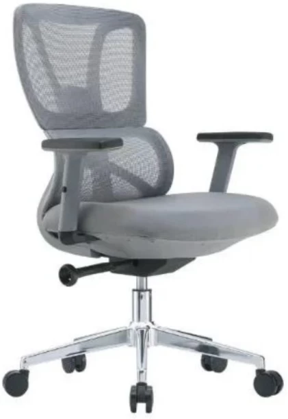 Fancy Corner Abrasive Mesh Office Chair 38 Office Executive Chair – Grey