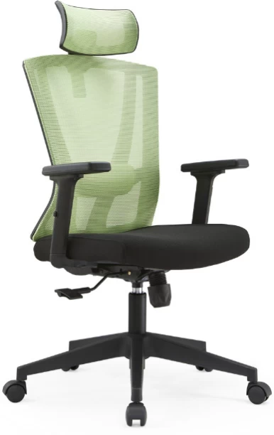 Ideal Home Ergonomic Mesh Office Chair with Headrest High Back Chair A505 High Back Chair – green