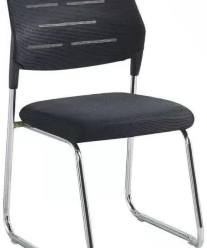 Generic FU8607 Black Mesh and Fabric Office Visitor Chair Office Visitor Chair