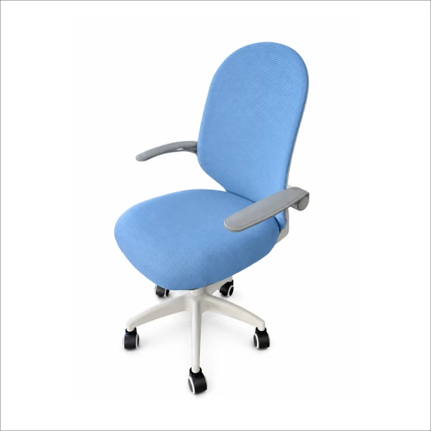Faith Work Furnishings Kiddies Ergonomic Study Chair Study Arm Chair – Blue