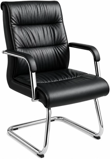 Faith Work Furnishings Rax Ergonomic Visitor Chair Office Visitor Chair – Black