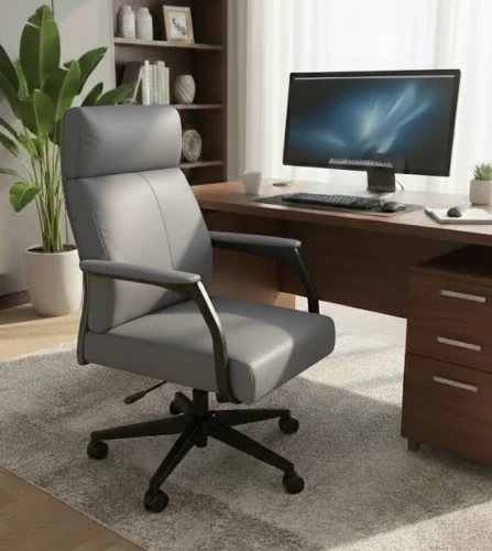 GOF Furniture Avana Mid Back Executive Office Chair Mid Back Chair – Grey