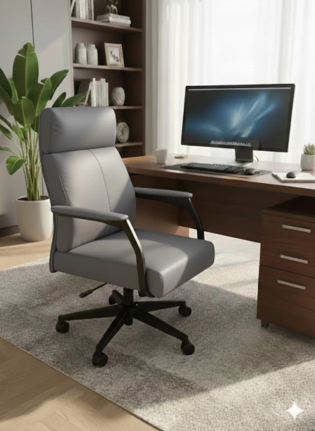 GOF Furniture Avana Mid Back Executive Office Chair Mid Back Chair – Grey