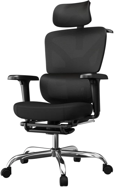 Fantastic Home RY-SMA2502G-Black Office Adjustable Arm Chair