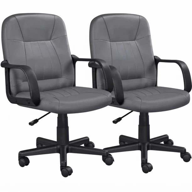 Ergonomic Chair Hc-b46 pack of 2 Office Executive Chair – Grey
