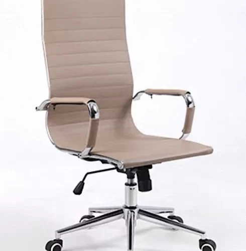 Ideal Home SA PU_A004 Office Adjustable Arm Chair – Brown