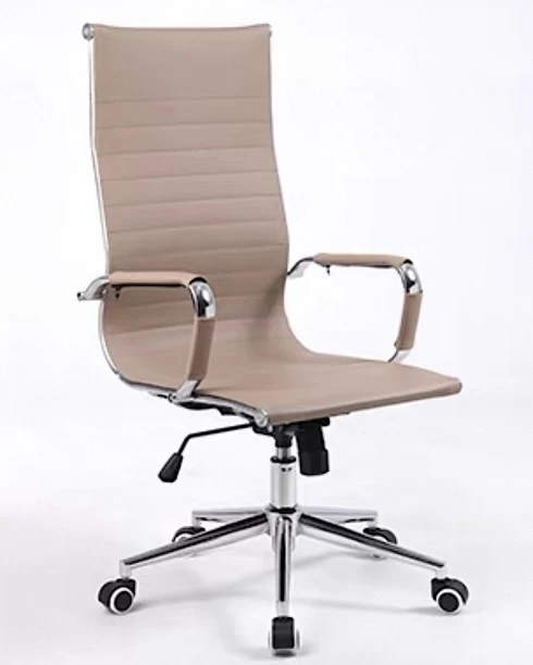 Ideal Home SA PU_A004 Office Adjustable Arm Chair – Brown
