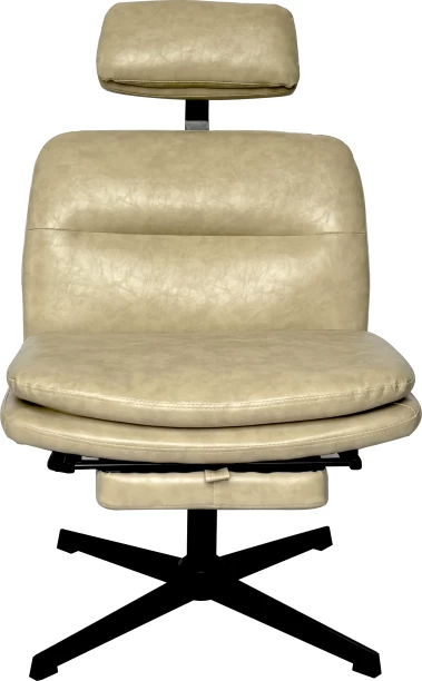 Everfurn Mila Lounge Chair Office Executive Chair – Beige