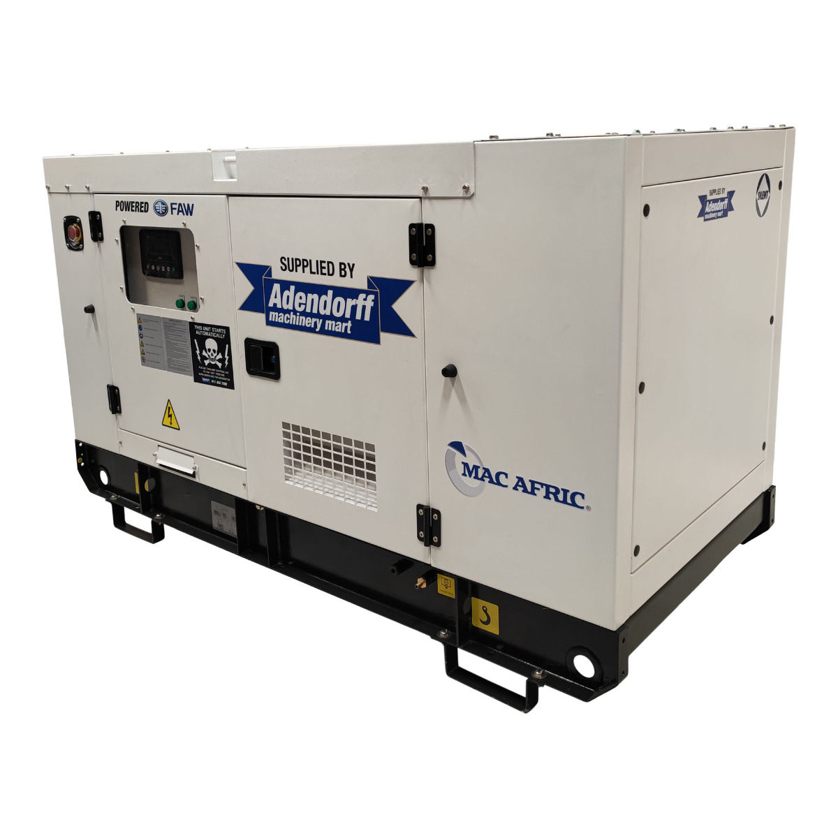 MAC AFRIC 100 KvA (80KW) Diesel Generator Powered By FAW