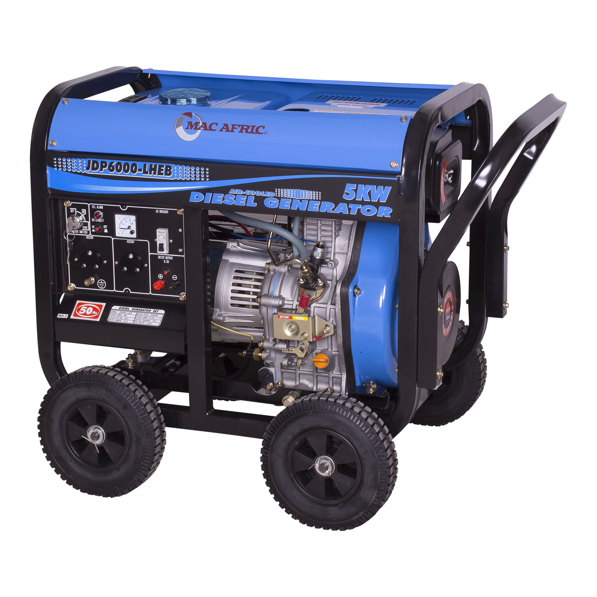 MAC AFRIC 6.5 kVA (5 KW) Standby Diesel Generator