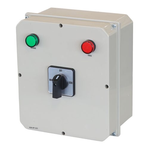 MAC AFRIC 63A 4-pole Enclosed Change Over Switch