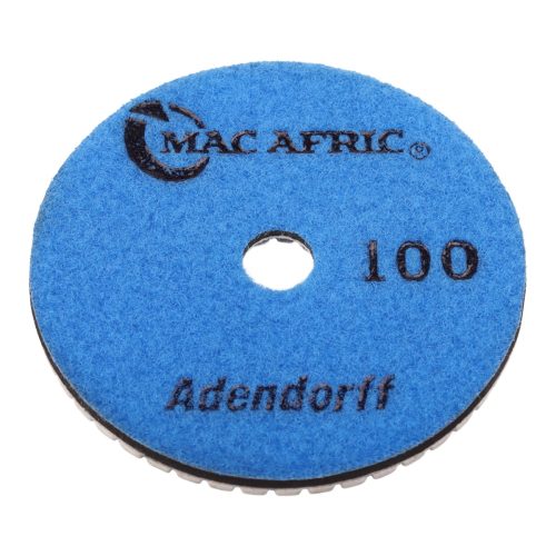 MAC AFRIC 4"3mm 100# Resin Polishing Pad Dry Concrete