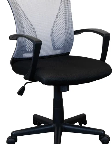 Everfurn Simone Mid Back Office with Lumbar Support Office Arm Chair – Grey